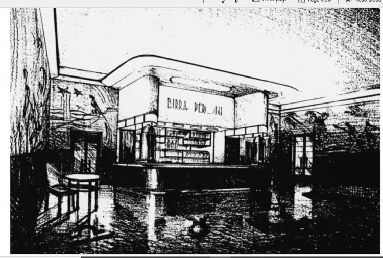 Italy Figure 1 - restaurant blog - Cinecitta bar